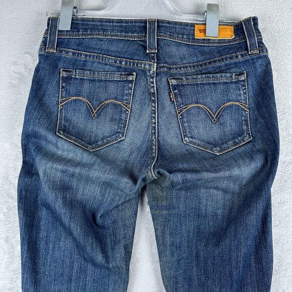Levi's Skinny Jeans Women Size 7M Bold Curve Ad Wciash Mid Rise Blue - Picture 3 of 11